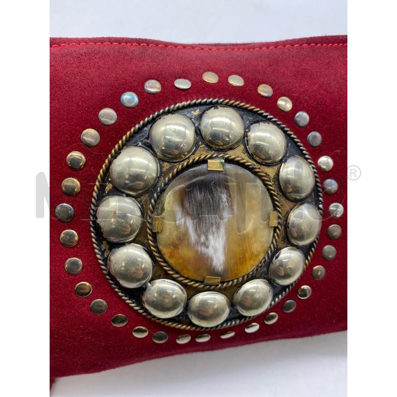 BORSA PELLE FLOWER AG BORD TARTARUGA | Mercatino dell'Usato Torino c.so traiano 5