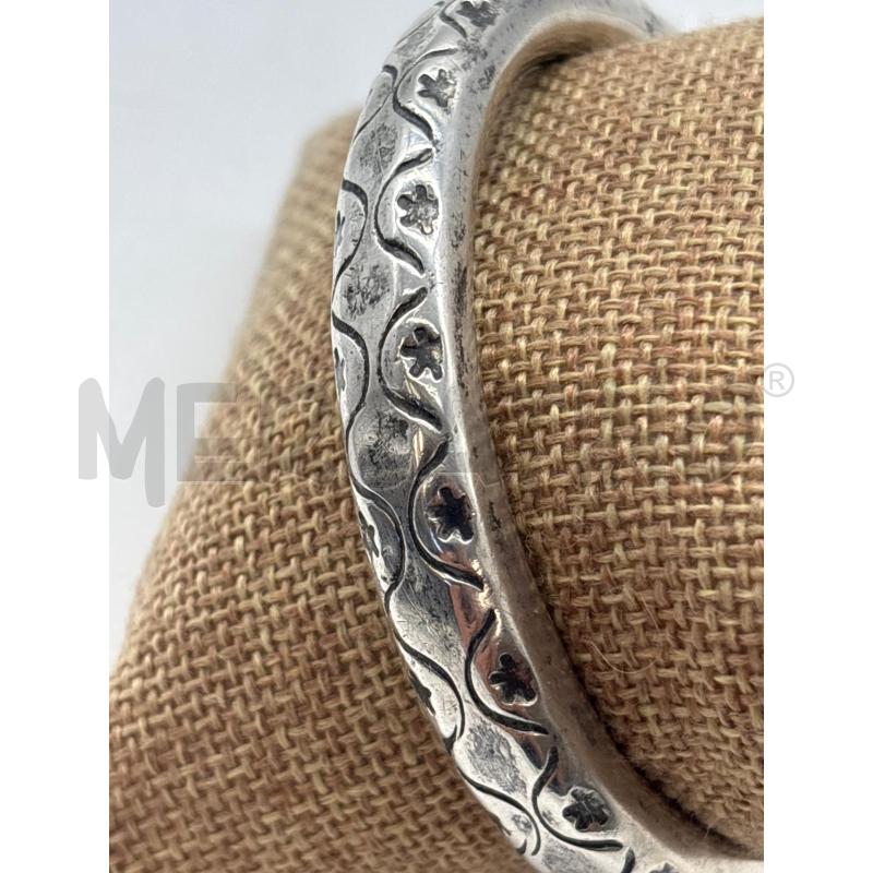 BRACCIALE AG TUBOLARE LAVORATO A SBALZO | Mercatino dell'Usato Torino c.so traiano 2