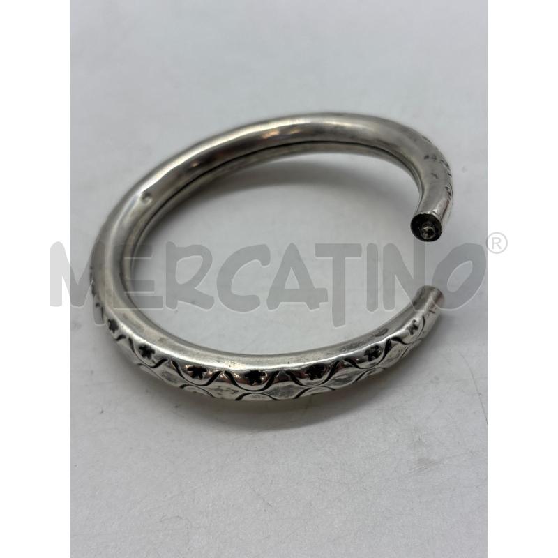 BRACCIALE AG TUBOLARE LAVORATO A SBALZO | Mercatino dell'Usato Torino c.so traiano 4