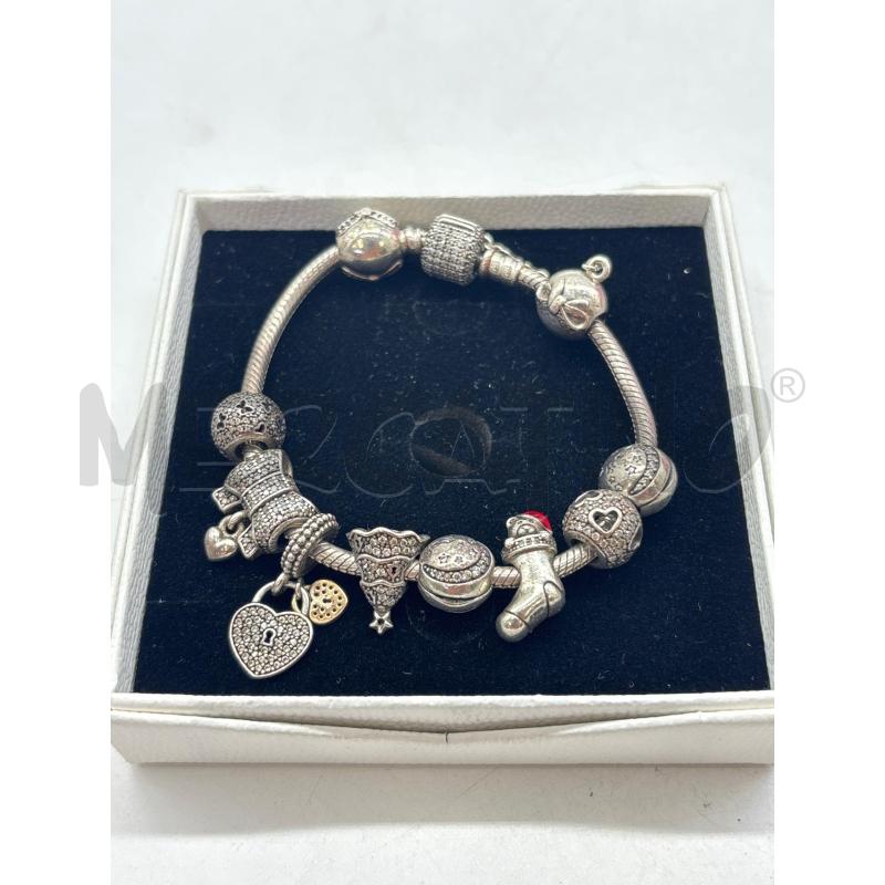 BRACCIALE PANDORA CON CHARM AG  | Mercatino dell'Usato Torino c.so traiano 1
