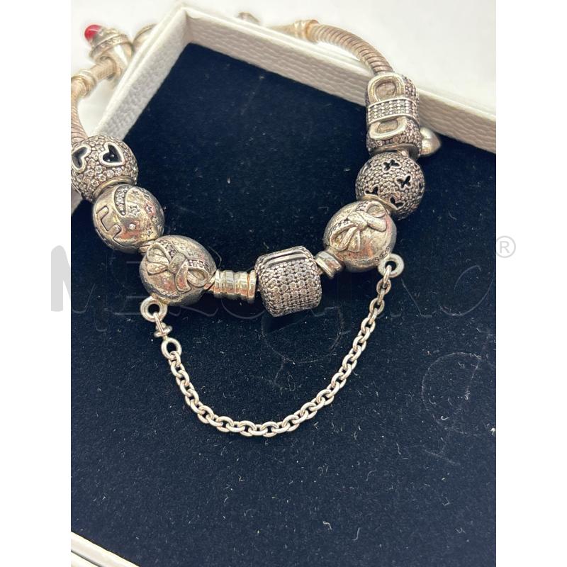 BRACCIALE PANDORA CON CHARM AG  | Mercatino dell'Usato Torino c.so traiano 2