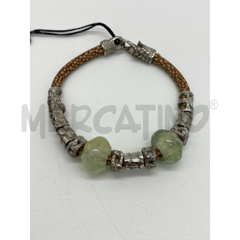 BRACCIALE QUAGLIA PELLE AG UNISEX | Mercatino dell'Usato Torino c.so traiano 1