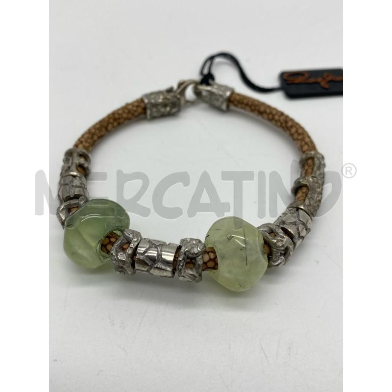 BRACCIALE QUAGLIA PELLE AG UNISEX | Mercatino dell'Usato Torino c.so traiano 3