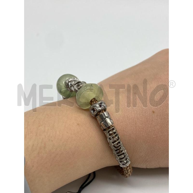 BRACCIALE QUAGLIA PELLE AG UNISEX | Mercatino dell'Usato Torino c.so traiano 4