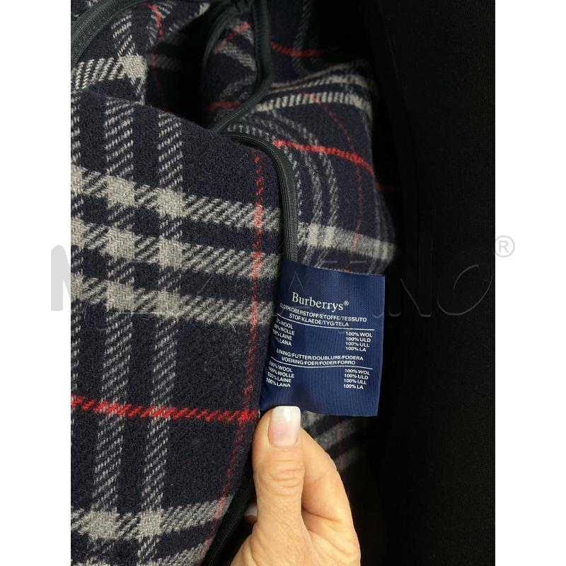 BURBERRYS BLU CAPPOTTO UOMO  | Mercatino dell'Usato Torino c.so traiano 4