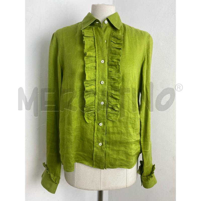 CAMICIA DONNA ASPESI LINO VERDE MELA | Mercatino dell'Usato Torino c.so traiano 1
