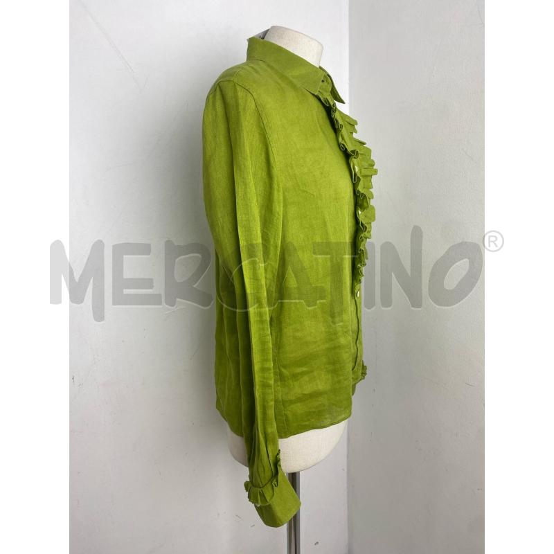 CAMICIA DONNA ASPESI LINO VERDE MELA | Mercatino dell'Usato Torino c.so traiano 4