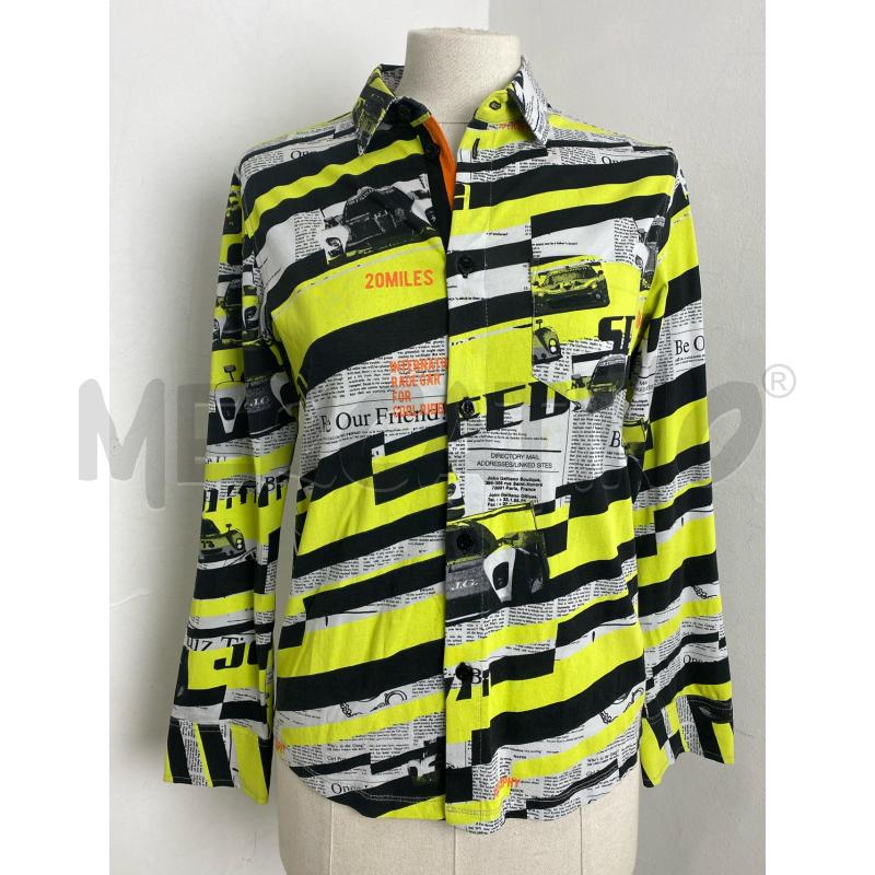 CAMICIA DONNA JOHN GALLIANO VERDE NEON | Mercatino dell'Usato Torino c.so traiano 1