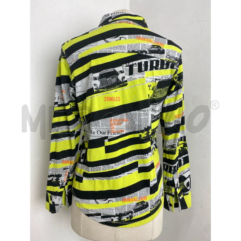 CAMICIA DONNA JOHN GALLIANO VERDE NEON | Mercatino dell'Usato Torino c.so traiano 3