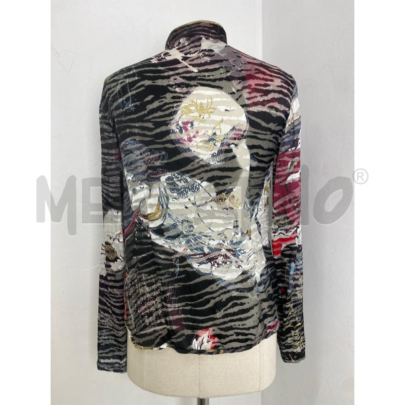 CAMICIA DONNA JUST CAVALLI MISTO SETA NERA | Mercatino dell'Usato Torino c.so traiano 3