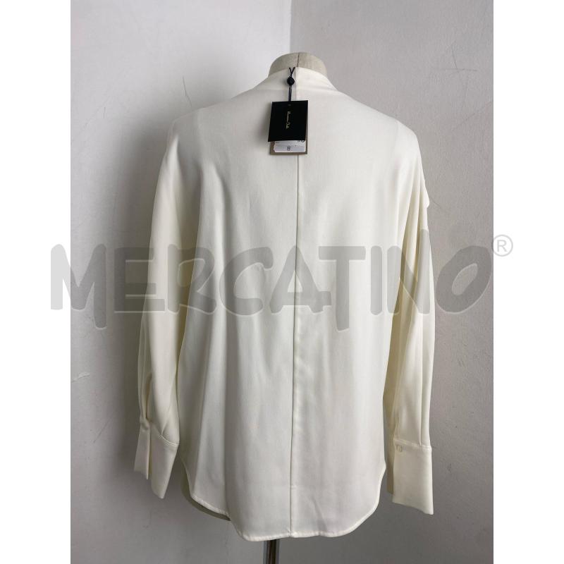 CAMICIA DONNA MASSIMO DUTTI PANNA | Mercatino dell'Usato Torino c.so traiano 2