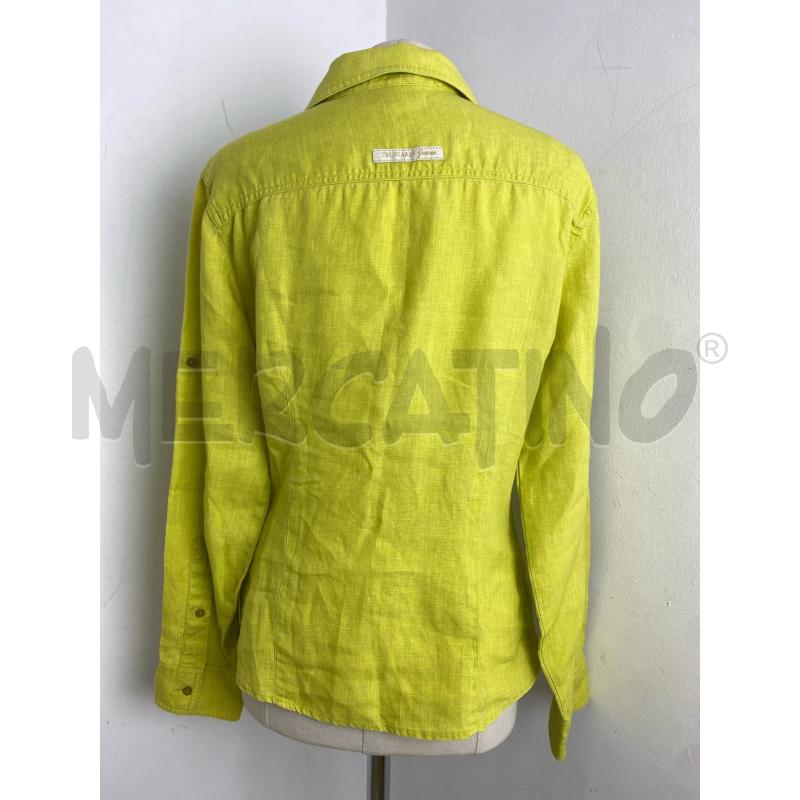 CAMICIA DONNA TRUSSARDI JEANS  LINO VERDE  | Mercatino dell'Usato Torino c.so traiano 3