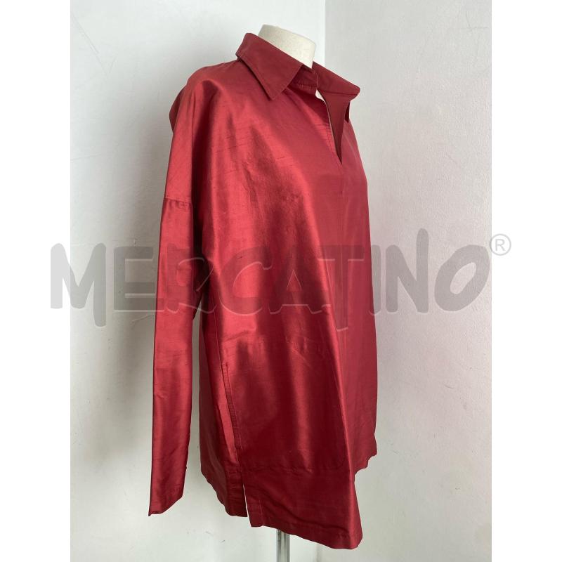 CAMICIA DONNA WEEKEND MAX MARA SETA ROSSA | Mercatino dell'Usato Torino c.so traiano 4