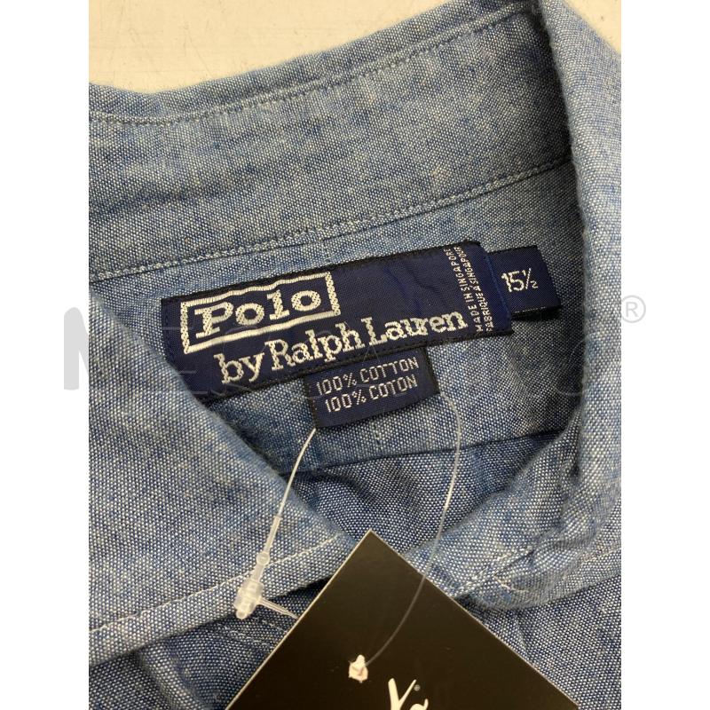 CAMICIA UOMOPOLO BY RALPH LAUREN BLU GRIG | Mercatino dell'Usato Torino c.so traiano 4