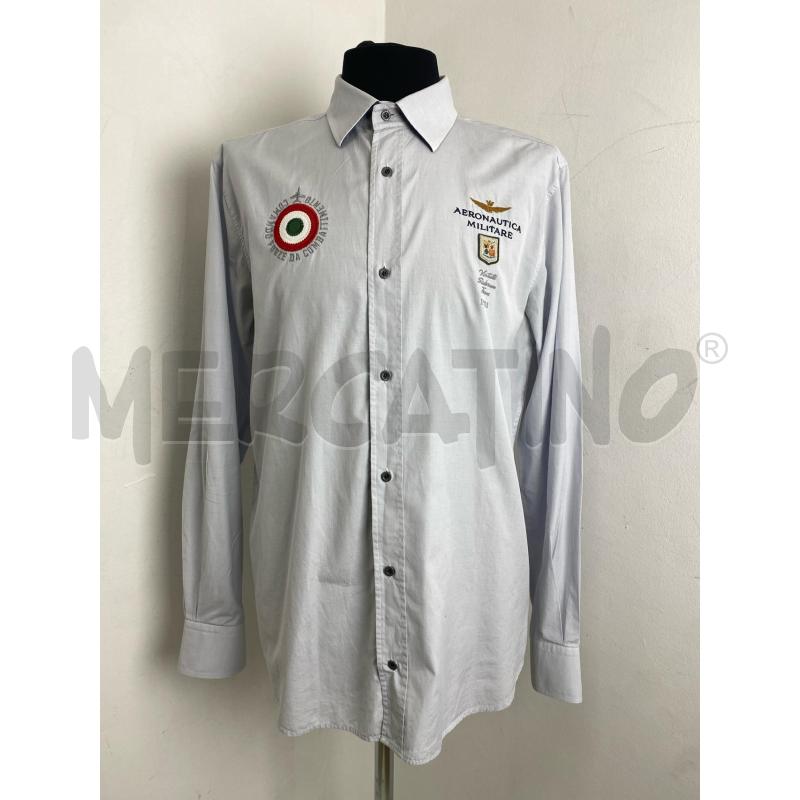 CAMICIA UOMO AREONAUTICA MILITARE AZZURRO | Mercatino dell'Usato Torino c.so traiano 1