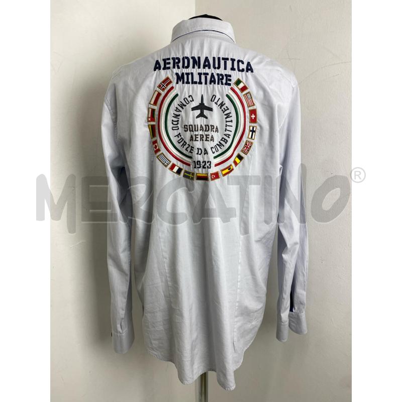CAMICIA UOMO AREONAUTICA MILITARE AZZURRO | Mercatino dell'Usato Torino c.so traiano 2