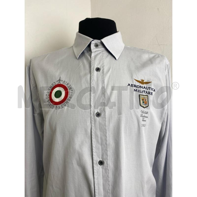 CAMICIA UOMO AREONAUTICA MILITARE AZZURRO | Mercatino dell'Usato Torino c.so traiano 4