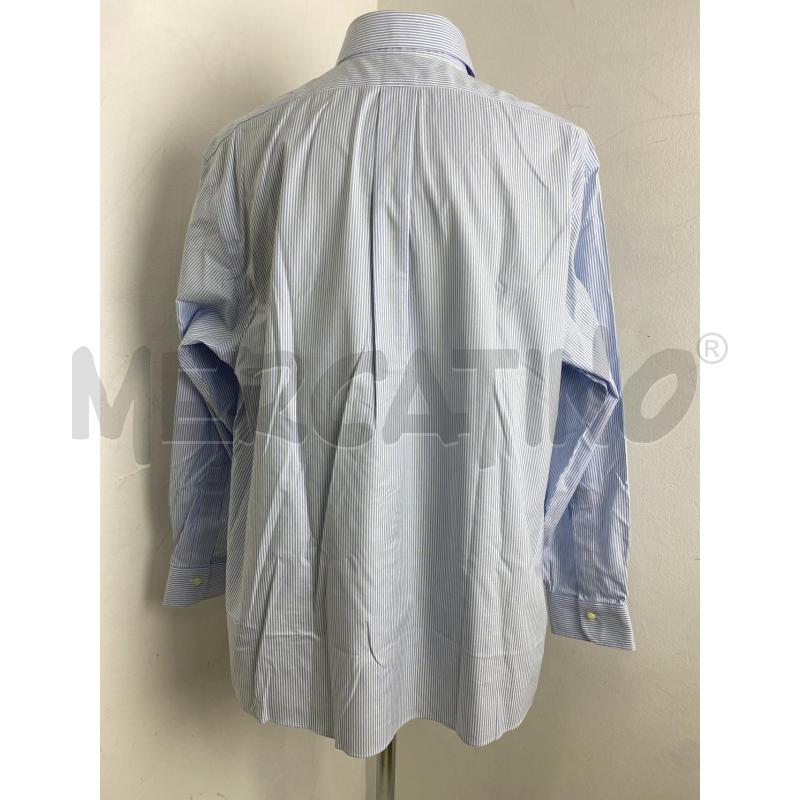 CAMICIA UOMO BROOKS BROTHERS BIANCA RIGHE AZZURRE  | Mercatino dell'Usato Torino c.so traiano 3
