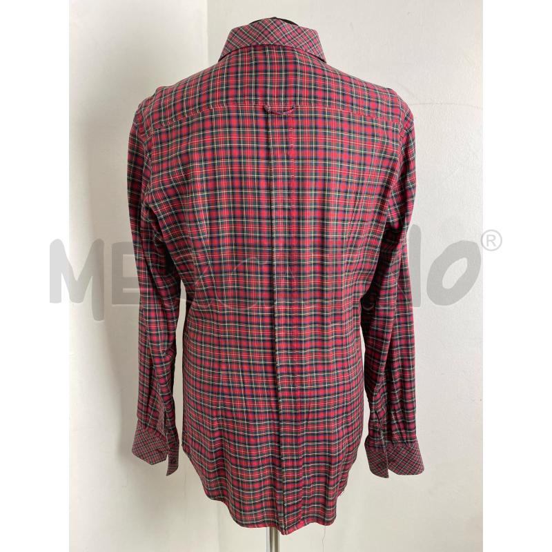CAMICIA UOMO D&G TARTAN ROSSO | Mercatino dell'Usato Torino c.so traiano 2