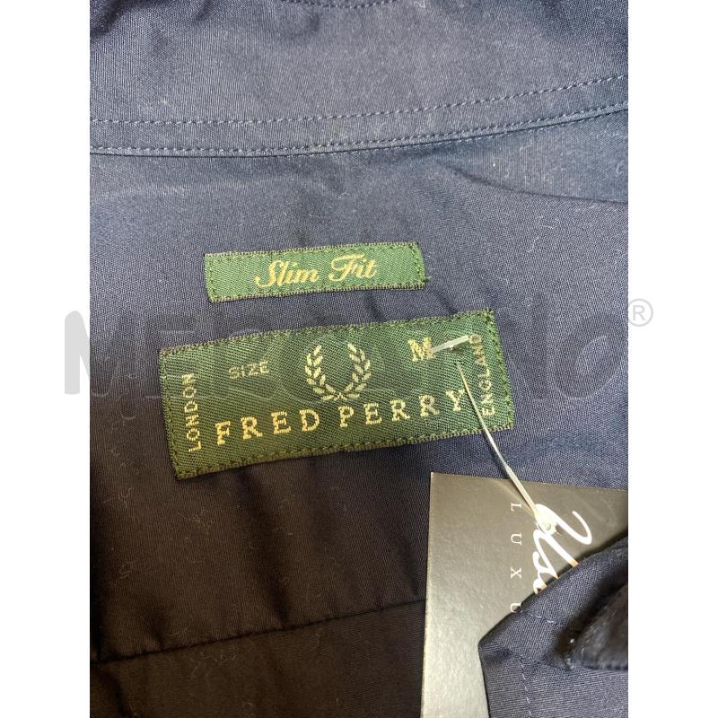 CAMICIA UOMO FRED PERRY BLU SCURO | Mercatino dell'Usato Torino c.so traiano 5
