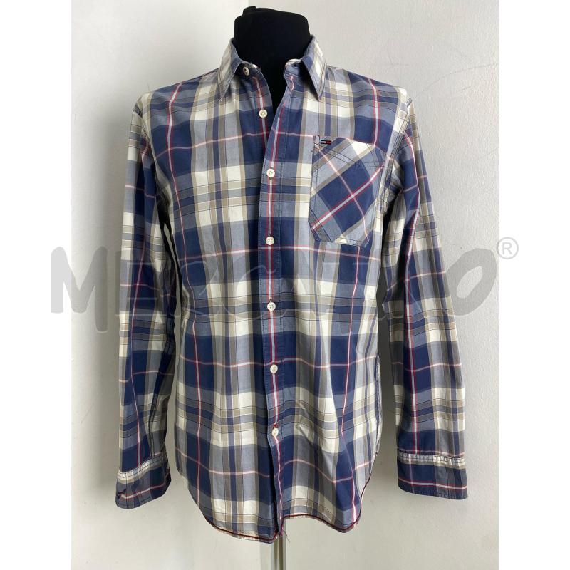 CAMICIA UOMO HILFIGER DENIM QUADRI BLU | Mercatino dell'Usato Torino c.so traiano 1
