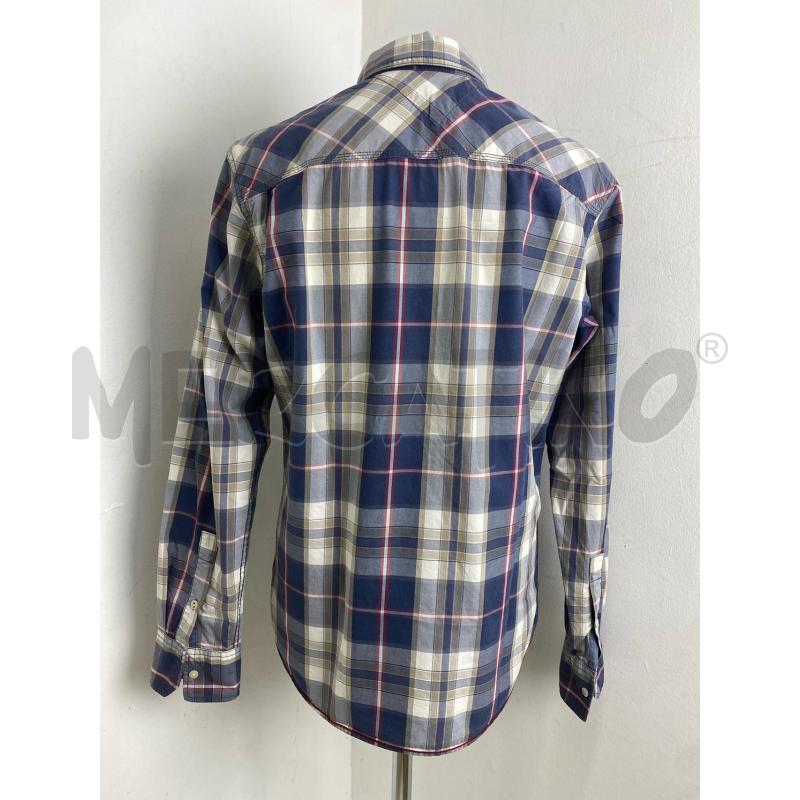 CAMICIA UOMO HILFIGER DENIM QUADRI BLU | Mercatino dell'Usato Torino c.so traiano 3