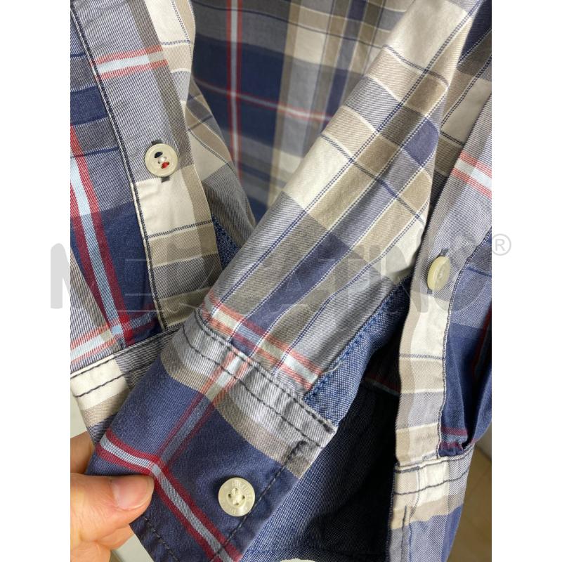 CAMICIA UOMO HILFIGER DENIM QUADRI BLU | Mercatino dell'Usato Torino c.so traiano 4