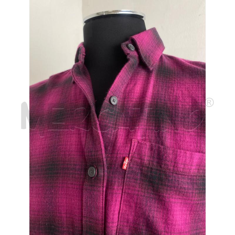 CAMICIA UOMO LEVIS VIOLA NER  | Mercatino dell'Usato Torino c.so traiano 3