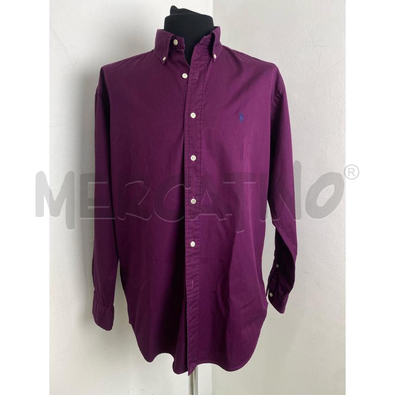 CAMICIA UOMO POLO RALPH LAUREN VIOL  | Mercatino dell'Usato Torino c.so traiano 1