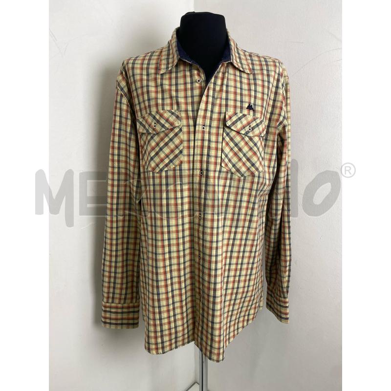 CAMICIA UOMO ROBE DI KAPPA QUADRI GIALLO ARANCIO | Mercatino dell'Usato Torino c.so traiano 1