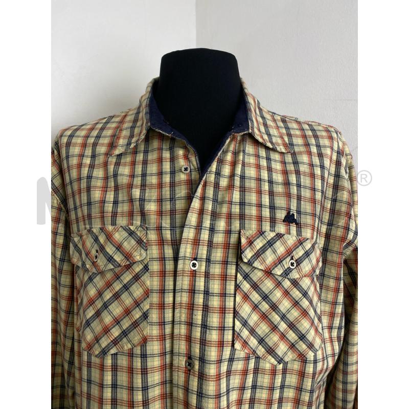 CAMICIA UOMO ROBE DI KAPPA QUADRI GIALLO ARANCIO | Mercatino dell'Usato Torino c.so traiano 2