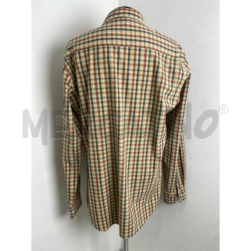 CAMICIA UOMO ROBE DI KAPPA QUADRI GIALLO ARANCIO | Mercatino dell'Usato Torino c.so traiano 3