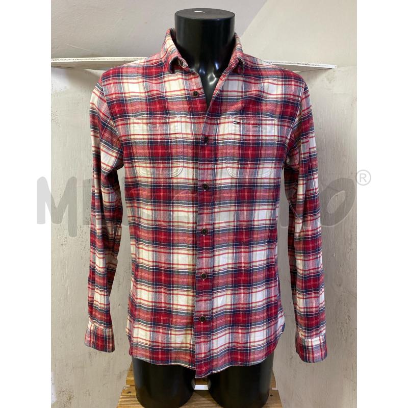 CAMICIA UOMO TOMMY HILFINGER ROSSO QUADR | Mercatino dell'Usato Torino c.so traiano 1
