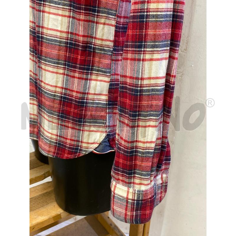 CAMICIA UOMO TOMMY HILFINGER ROSSO QUADR | Mercatino dell'Usato Torino c.so traiano 4