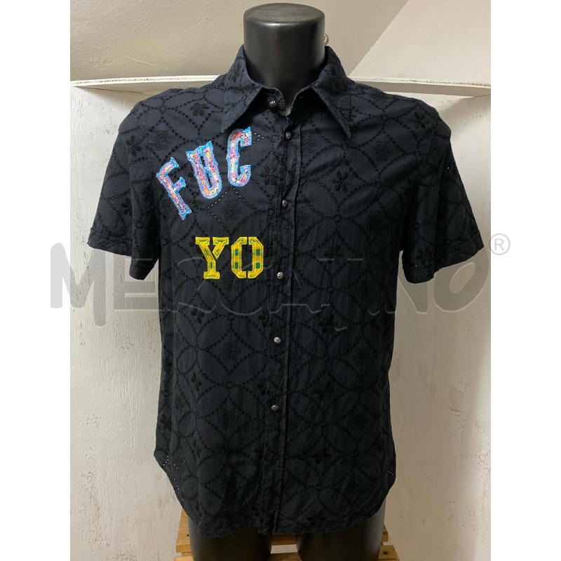 CAMICIA UOMO VERSACE NER  | Mercatino dell'Usato Torino c.so traiano 1