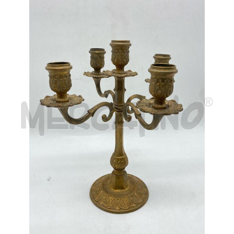 CANDELABRO BRONZO | Mercatino dell'Usato Torino c.so traiano 1