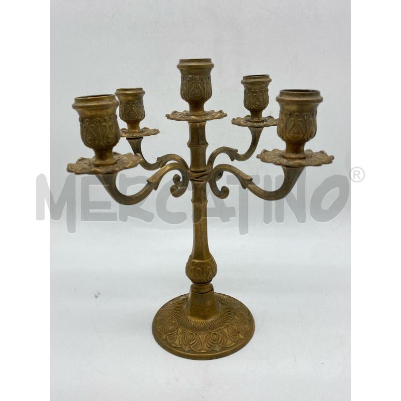 CANDELABRO BRONZO | Mercatino dell'Usato Torino c.so traiano 2
