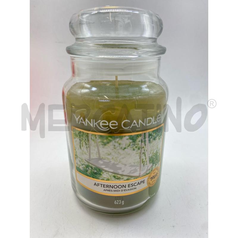 CANDELA YANKEE CANDLE AFTERNOON ESCAPE | Mercatino dell'Usato Torino c.so traiano 1