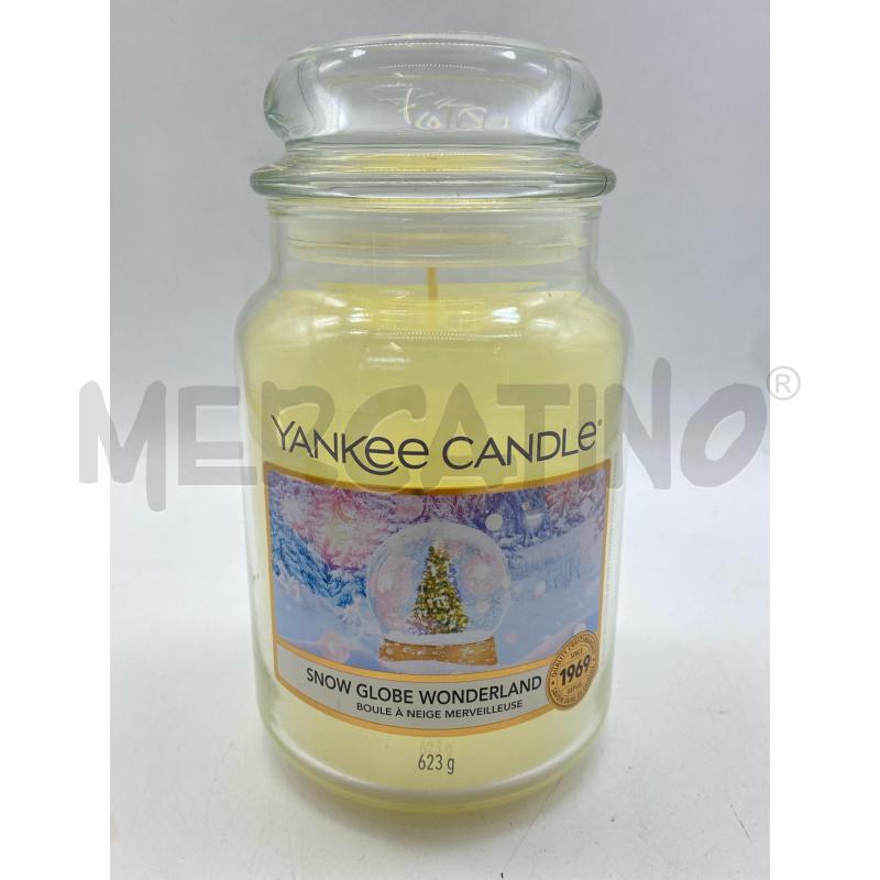 CANDELA YANKEE CANDLE SNOW GLOBE WONDERLAND | Mercatino dell'Usato Torino c.so traiano 1