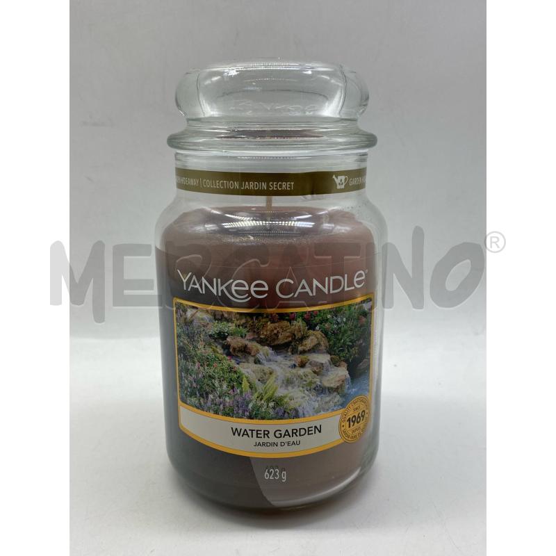 CANDELA YANKEE CANDLE WATER GARDEN | Mercatino dell'Usato Torino c.so traiano 1