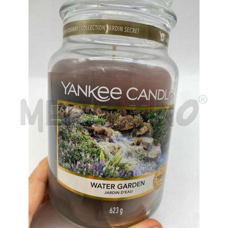 CANDELA YANKEE CANDLE WATER GARDEN | Mercatino dell'Usato Torino c.so traiano 2