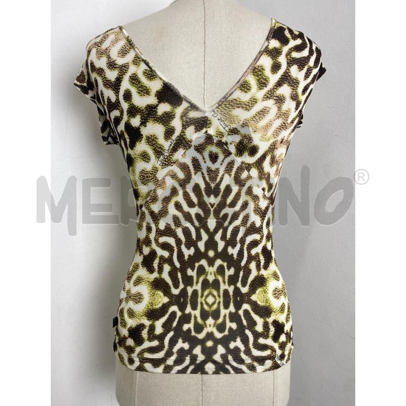 CANOTTA DONNA JUST CAVALLI BIANCA E VERDE | Mercatino dell'Usato Torino c.so traiano 2