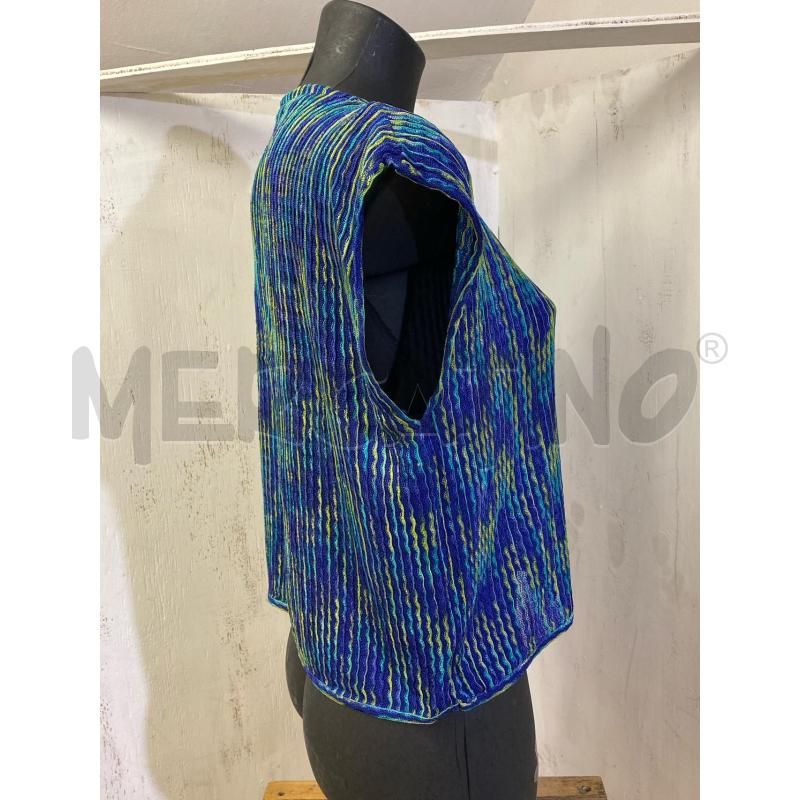 CANOTTA DONNA MISSONI BLU VERDE | Mercatino dell'Usato Torino c.so traiano 3