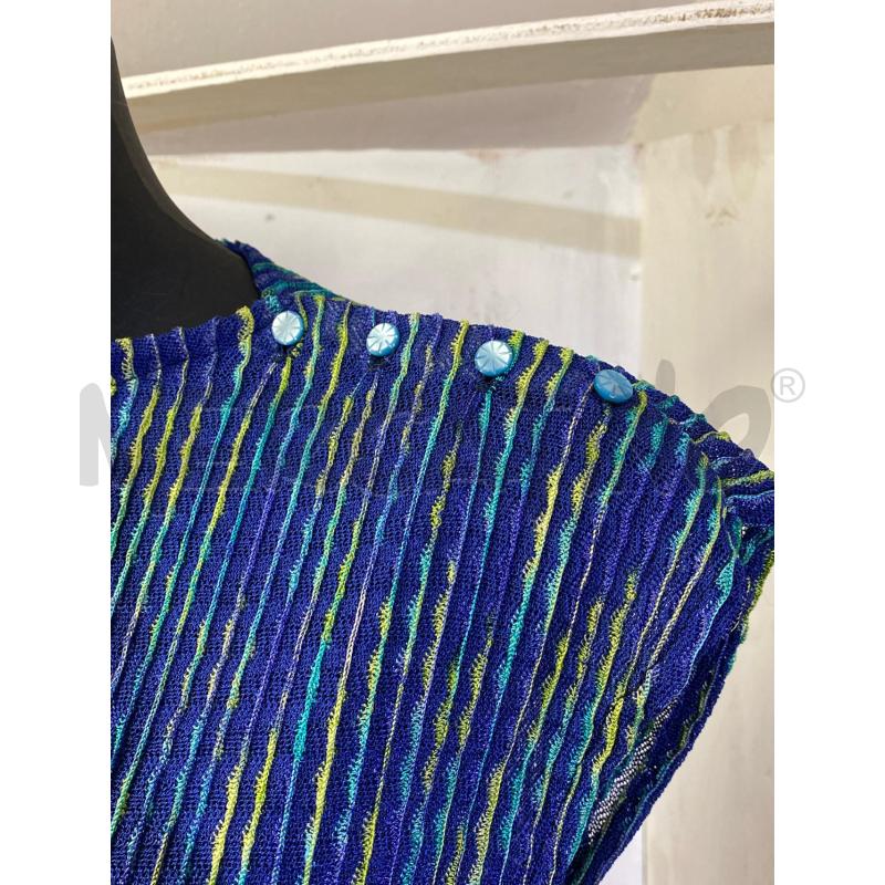 CANOTTA DONNA MISSONI BLU VERDE | Mercatino dell'Usato Torino c.so traiano 4