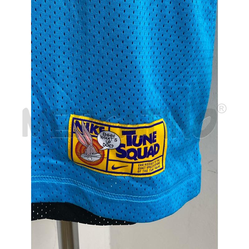 CANOTTA UOMO TUNE SQUAD DUBLE FACE AZZURRA  | Mercatino dell'Usato Torino c.so traiano 2