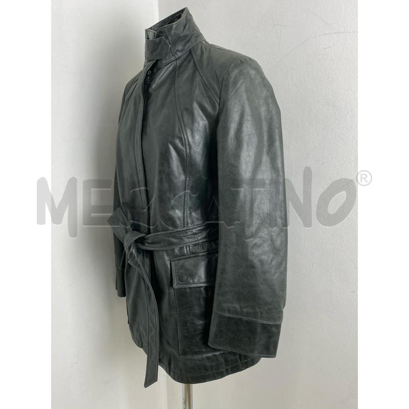 CAPPOTTO DONNA TRUSSARDI VERDE PELLE | Mercatino dell'Usato Torino c.so traiano 3