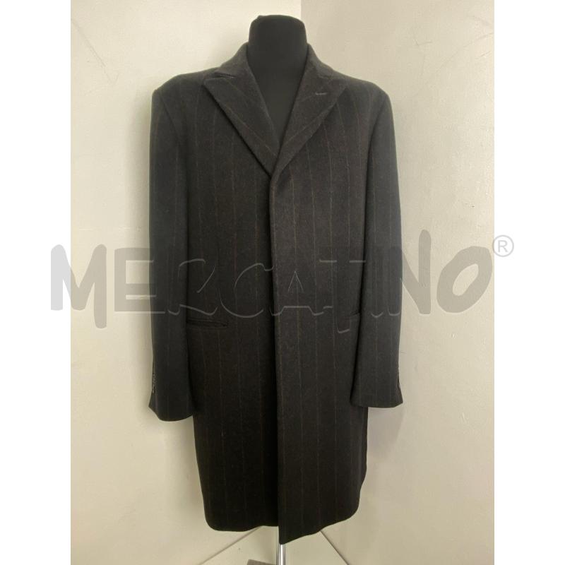 CAPPOTTO UOMO PAOLONI LANA GRIGIO GESSATO | Mercatino dell'Usato Torino c.so traiano 1