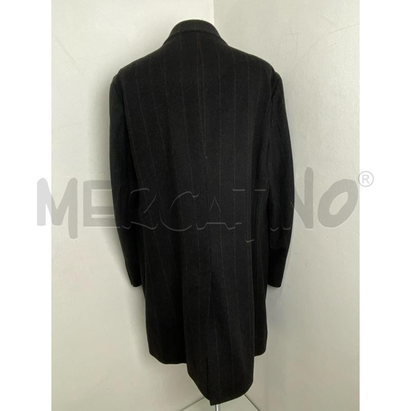 CAPPOTTO UOMO PAOLONI LANA GRIGIO GESSATO | Mercatino dell'Usato Torino c.so traiano 3