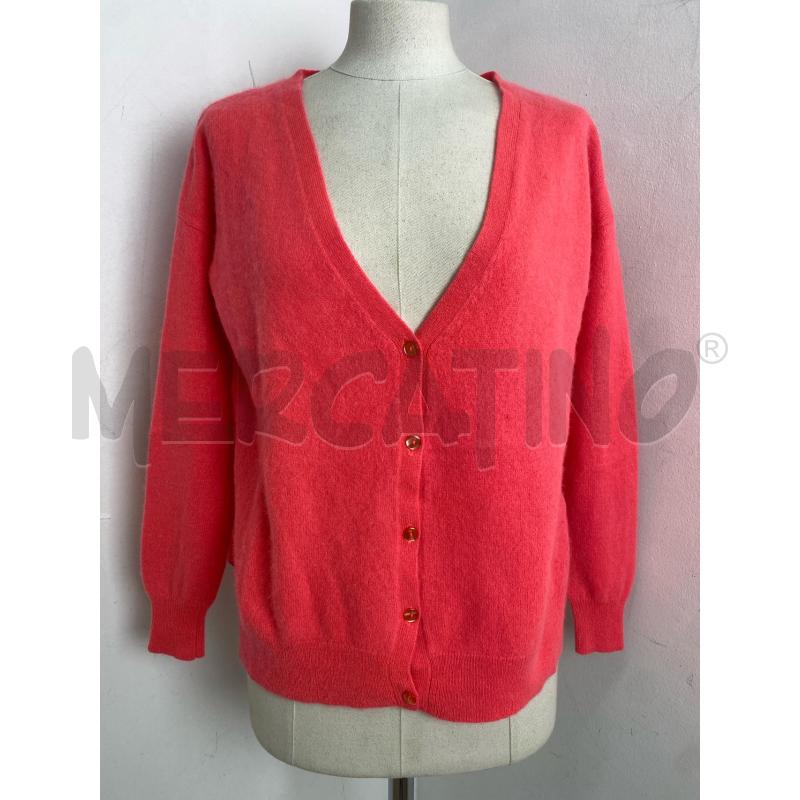 CARDIGAN DONNA ABSOLUT CASHMERE SALMONE | Mercatino dell'Usato Torino c.so traiano 1