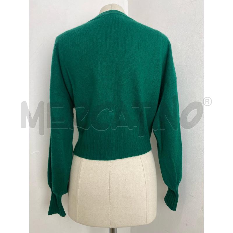 CARDIGAN DONNA ABSOLUT CASHMERE VERDE  | Mercatino dell'Usato Torino c.so traiano 3